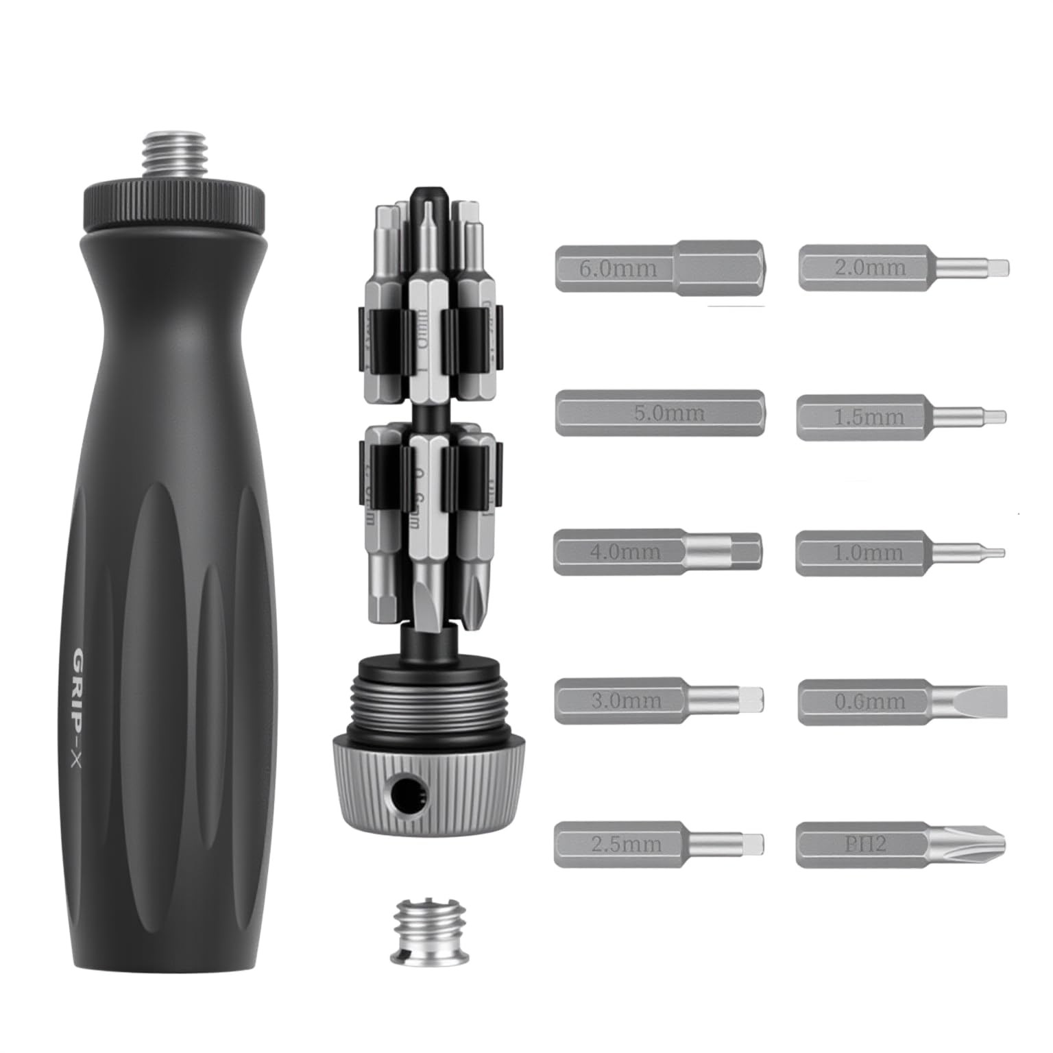10-in-1 Photographer Foldable Wrench,Pocket Multitool Screwdriver Grip, Stora…