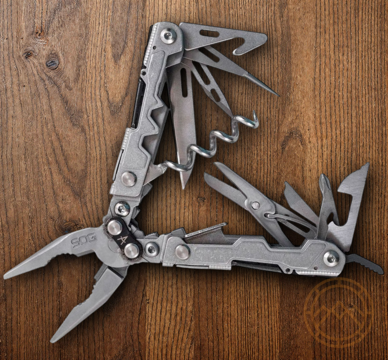 SOG PowerLitre Bead Blast Pliers Wire Cutter Scissors Rulers Openers Wire Cutter