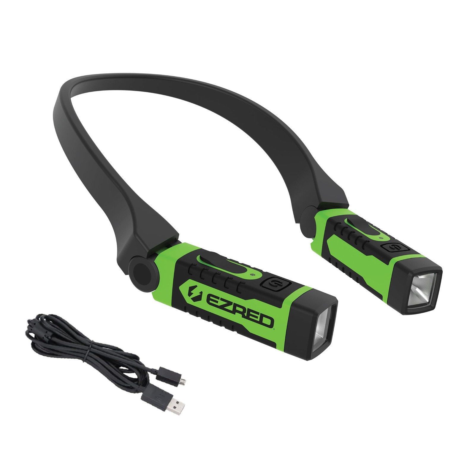 EZRED Anywear Rechargeable Neck Light for HandsFree Lighting NK15GR Green, P…