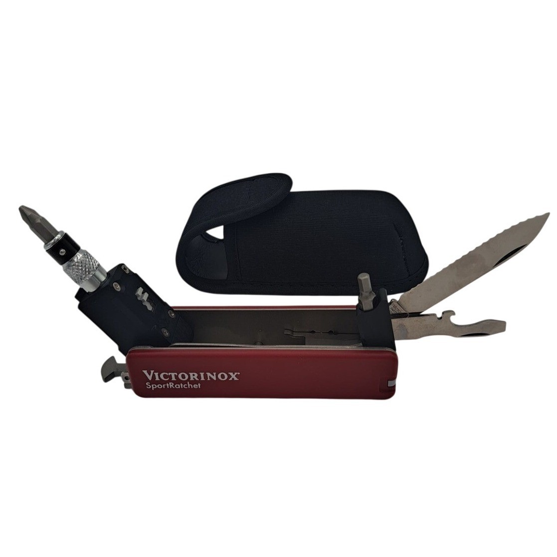 Victorinox SportRatchet Multi-Tool Unisex OS Red Ratcheting Bit Driver Swiss