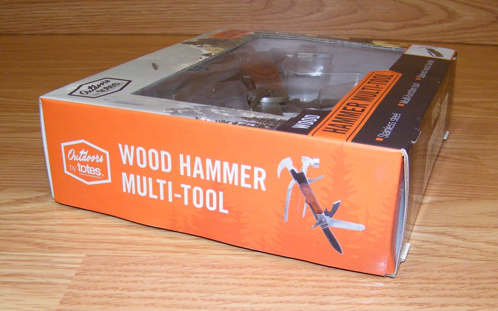 Outdoor by Totes 13 Functions Stainless Steel Stained Wood Handle Multi Tool