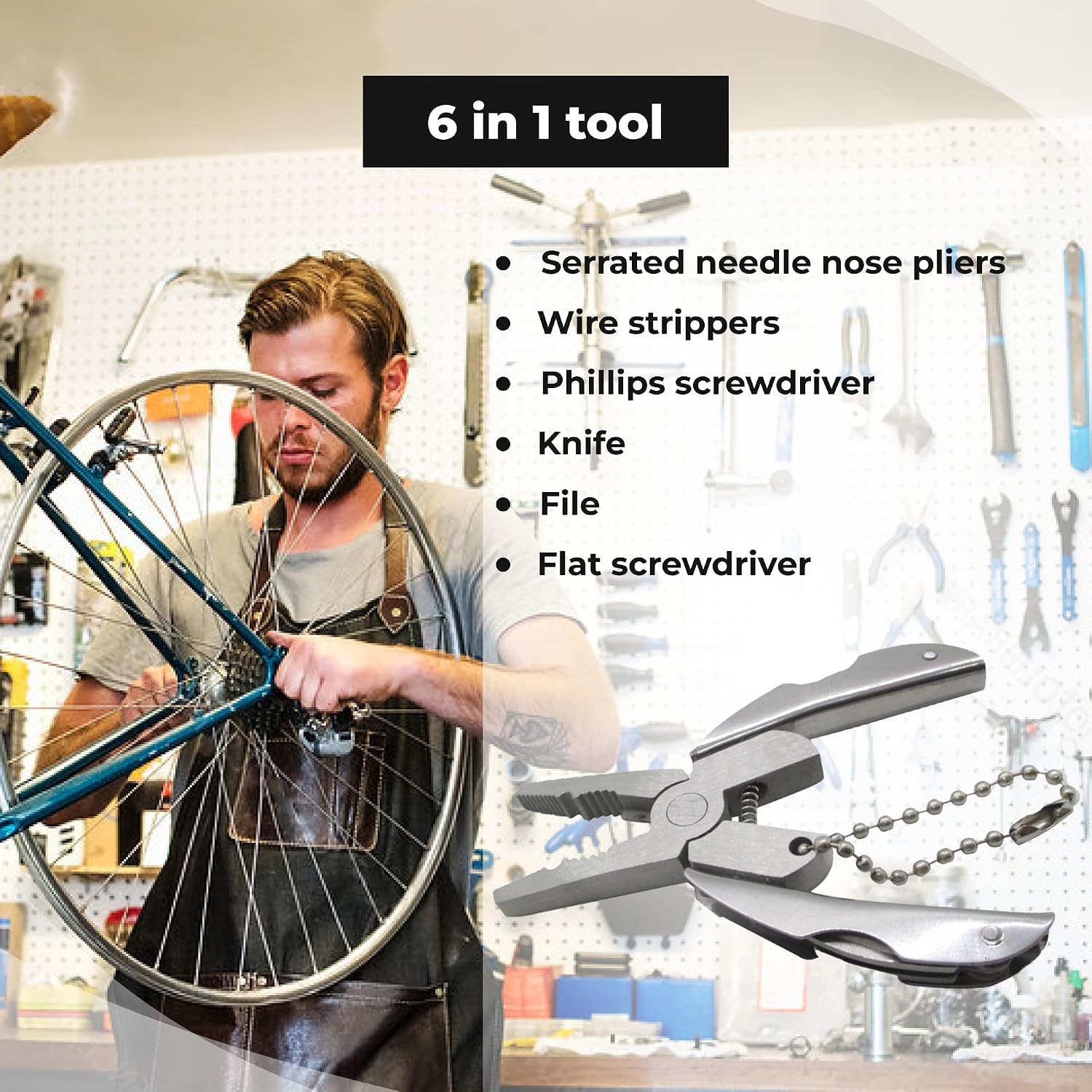 Multifunctional Stainless Steel Pliers & Mini Wrench Tool Set – Compact 5-in-1