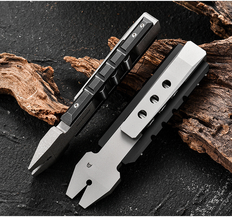 Titan Alloy Pocket Pry Bar Crowbar Portable Outdoor EDC Multi Tools