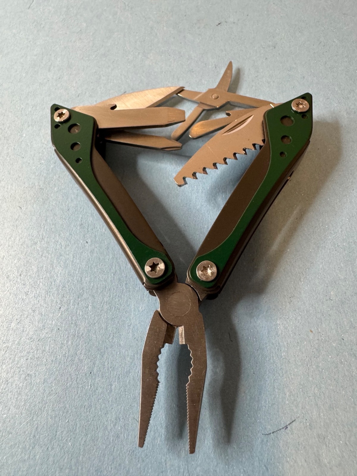 Cabela’s 7-in-1 Mini Multi-Tool Various Colors Keychain Carry Knife Pliers