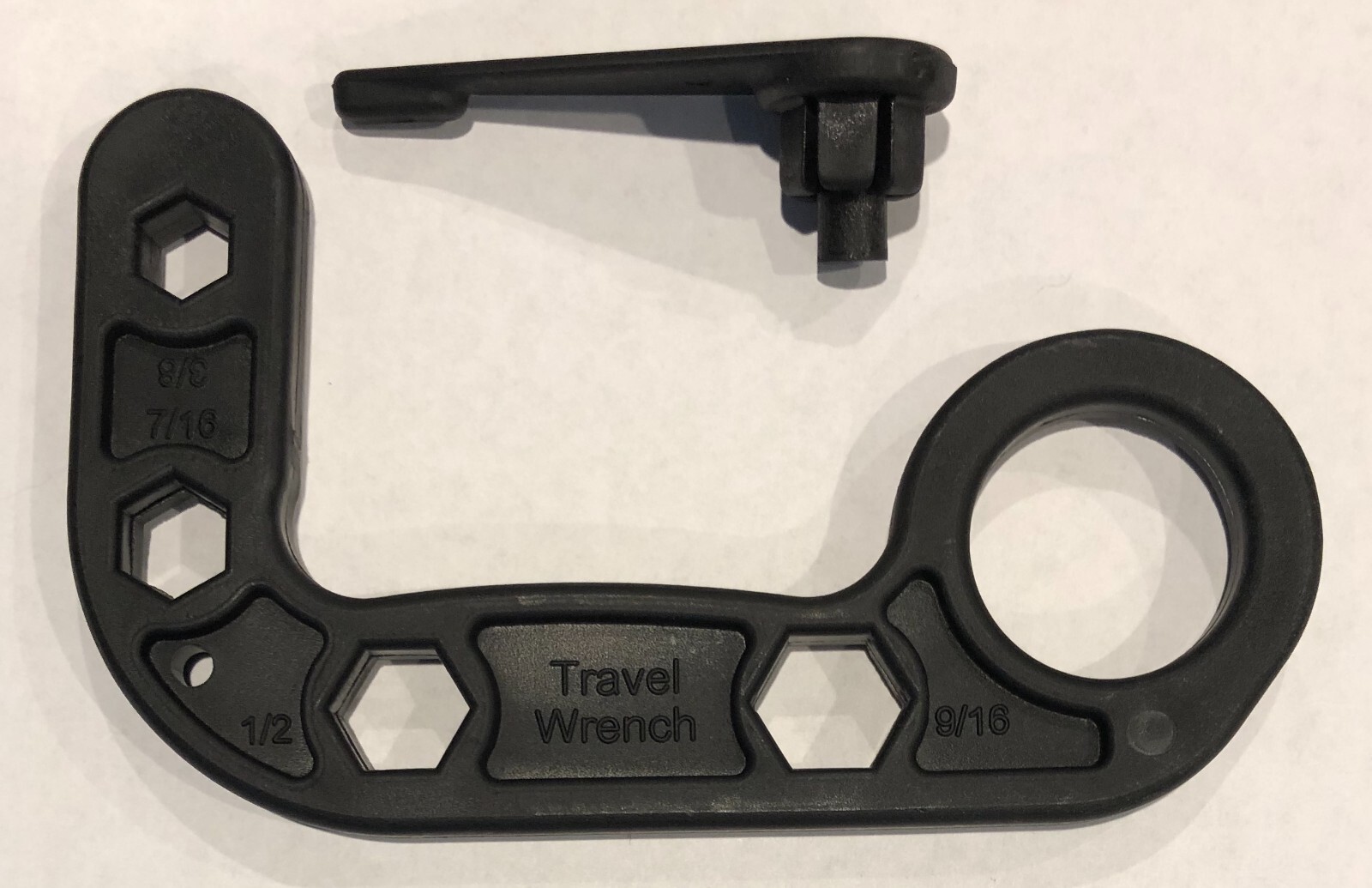 Impact Kerambit plastic devastating self-defense device trainer and belt clip