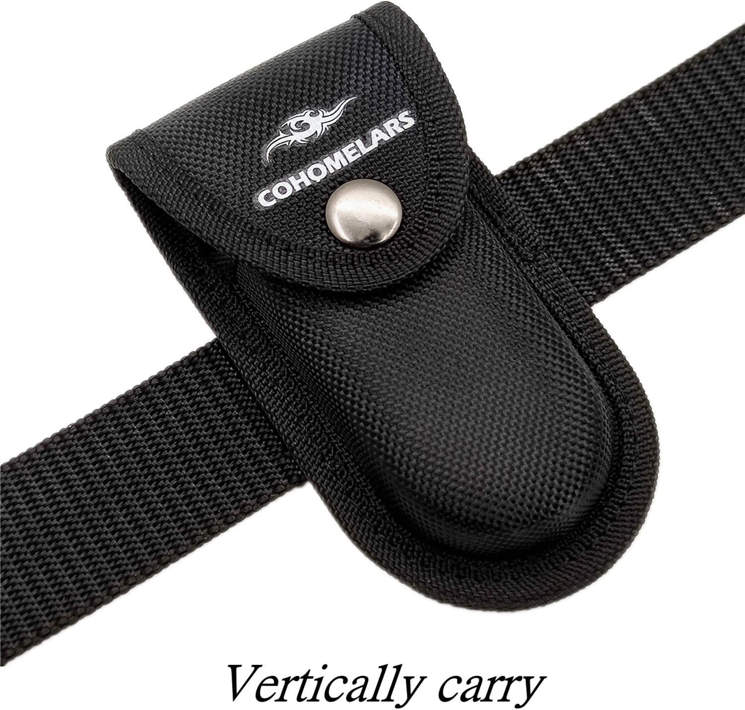 Multitool Belt Sheath for Leatherman, Gerber – Nylon Knife Pouch for Folding Kni