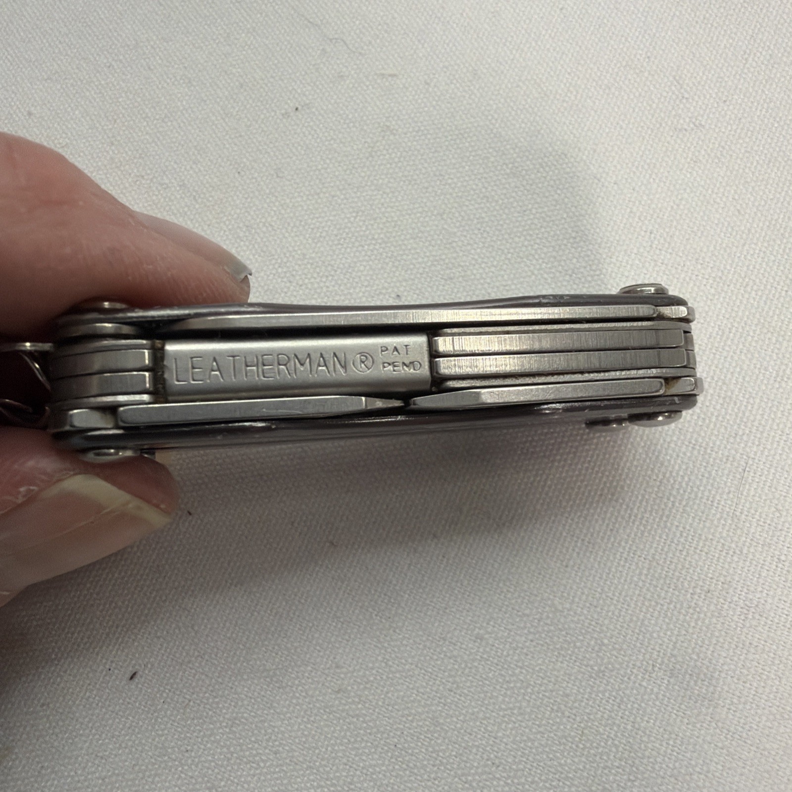 Leatherman Squirt S4 Multi-Tool, Key Ring, Retired, GRAY! Six Different Tools