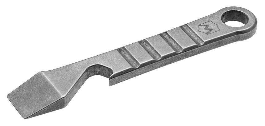 Mercury Mini Pry Bar / Bottle Opener With Lanyard Loop 1.4116 Stainless Steel