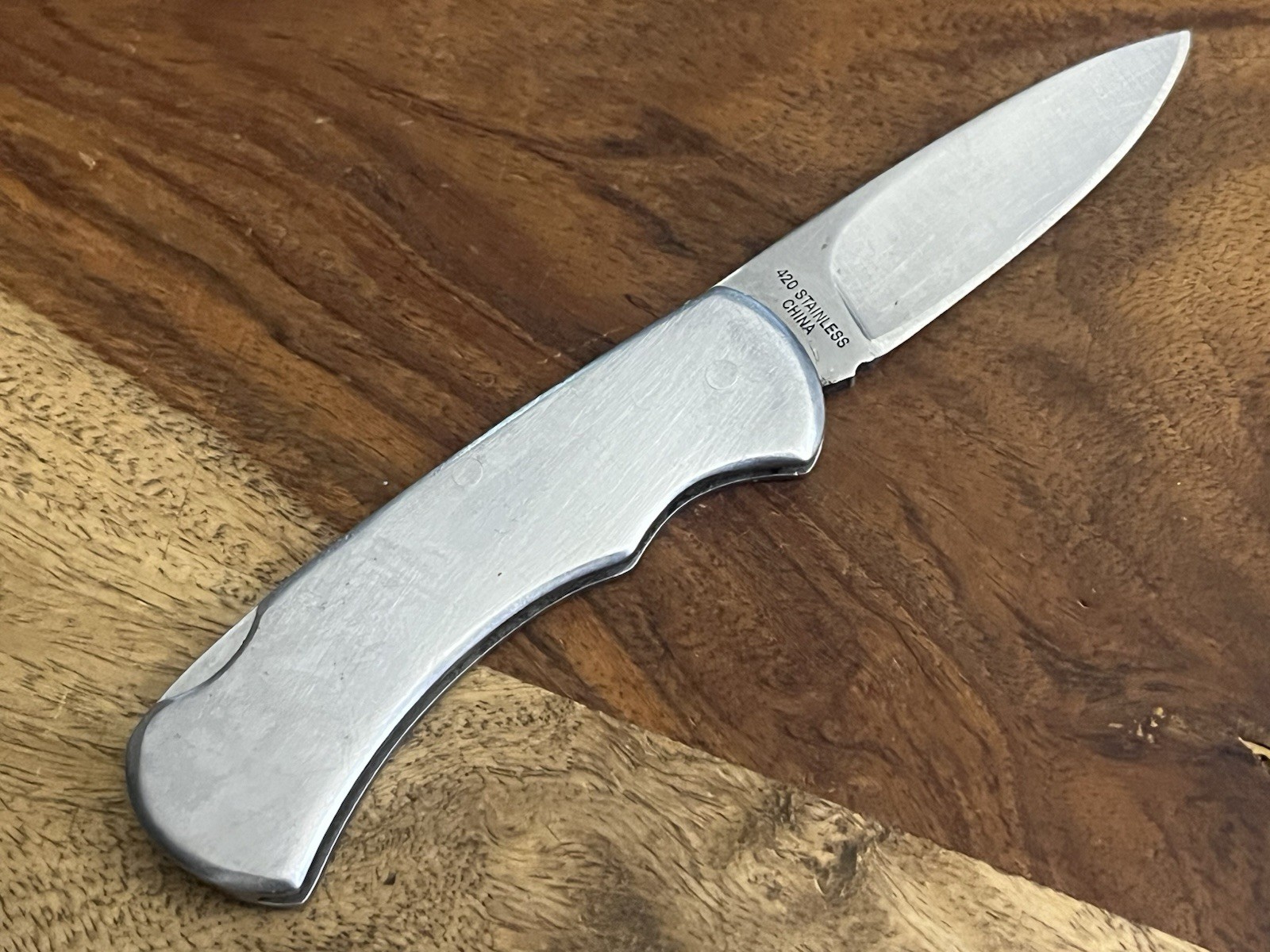 Ruko RUKO073 420 Stainless Steel Folding Utility Pocket Knife Very Solid ~TASKCo