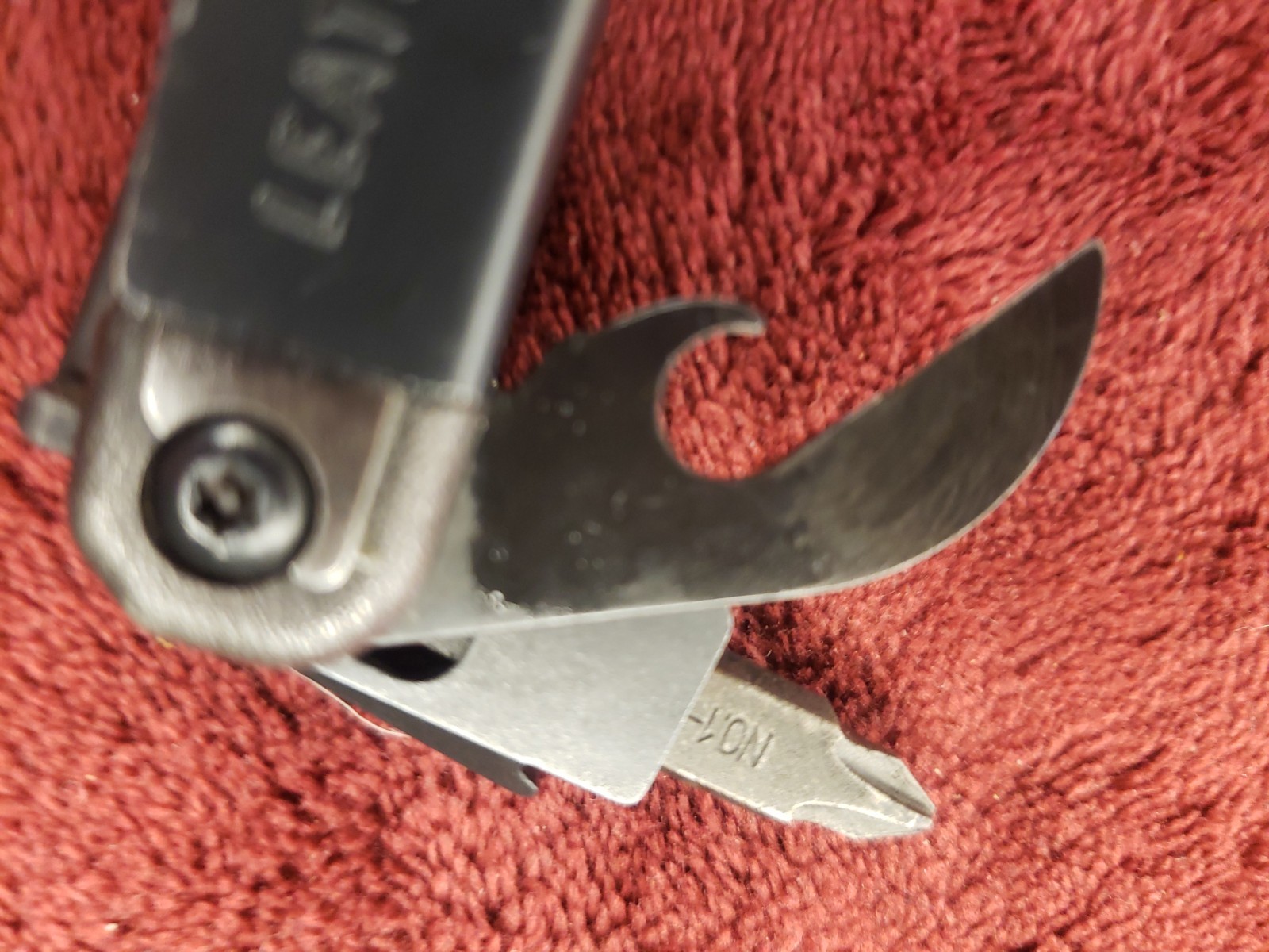 Leatherman Surge Black Multi Tool with Saw not File SANDI Engraved
