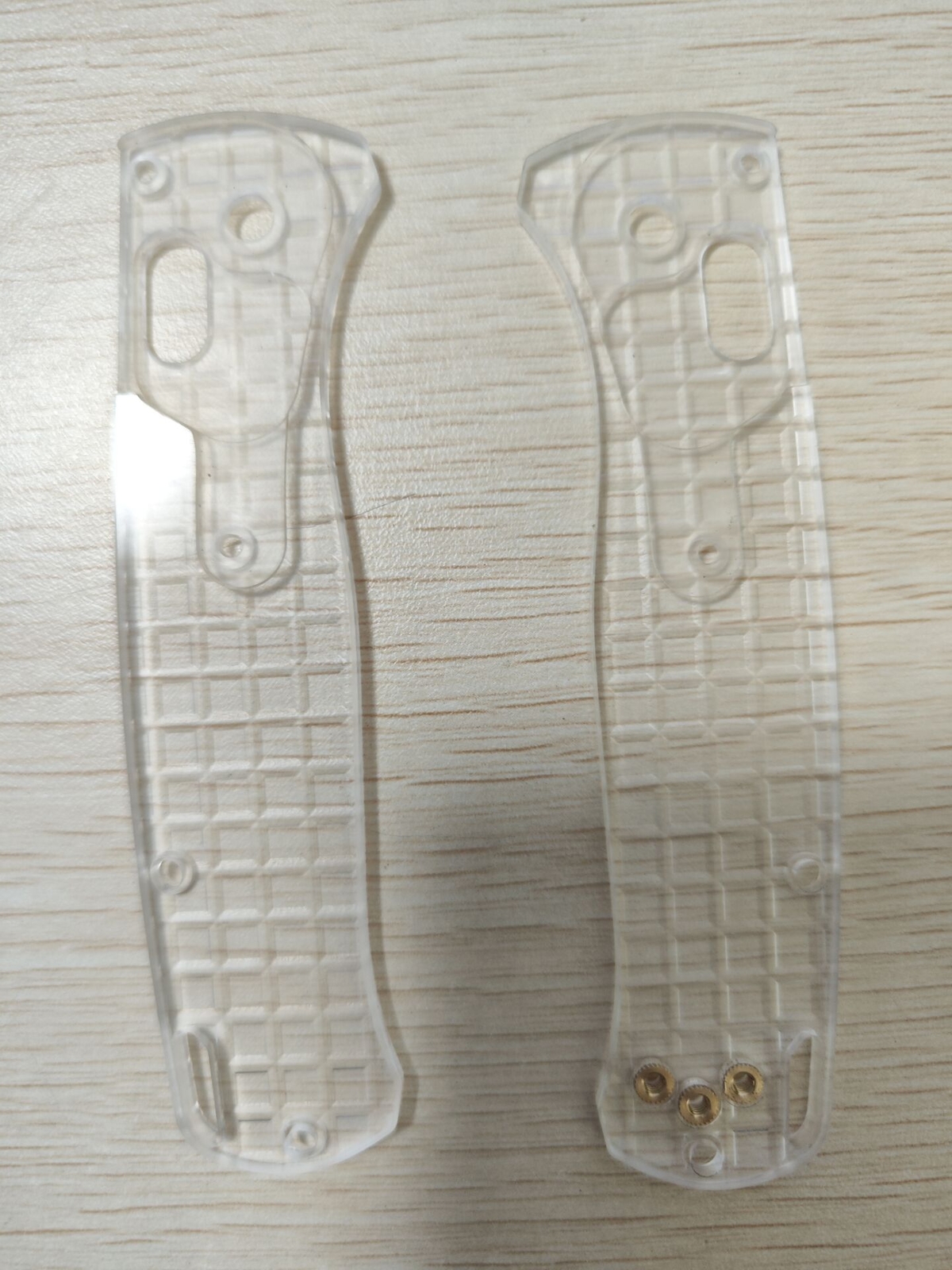 New 1 Pair Acrylic Handle Scales for Benchmade Bugout 535 Without Blade