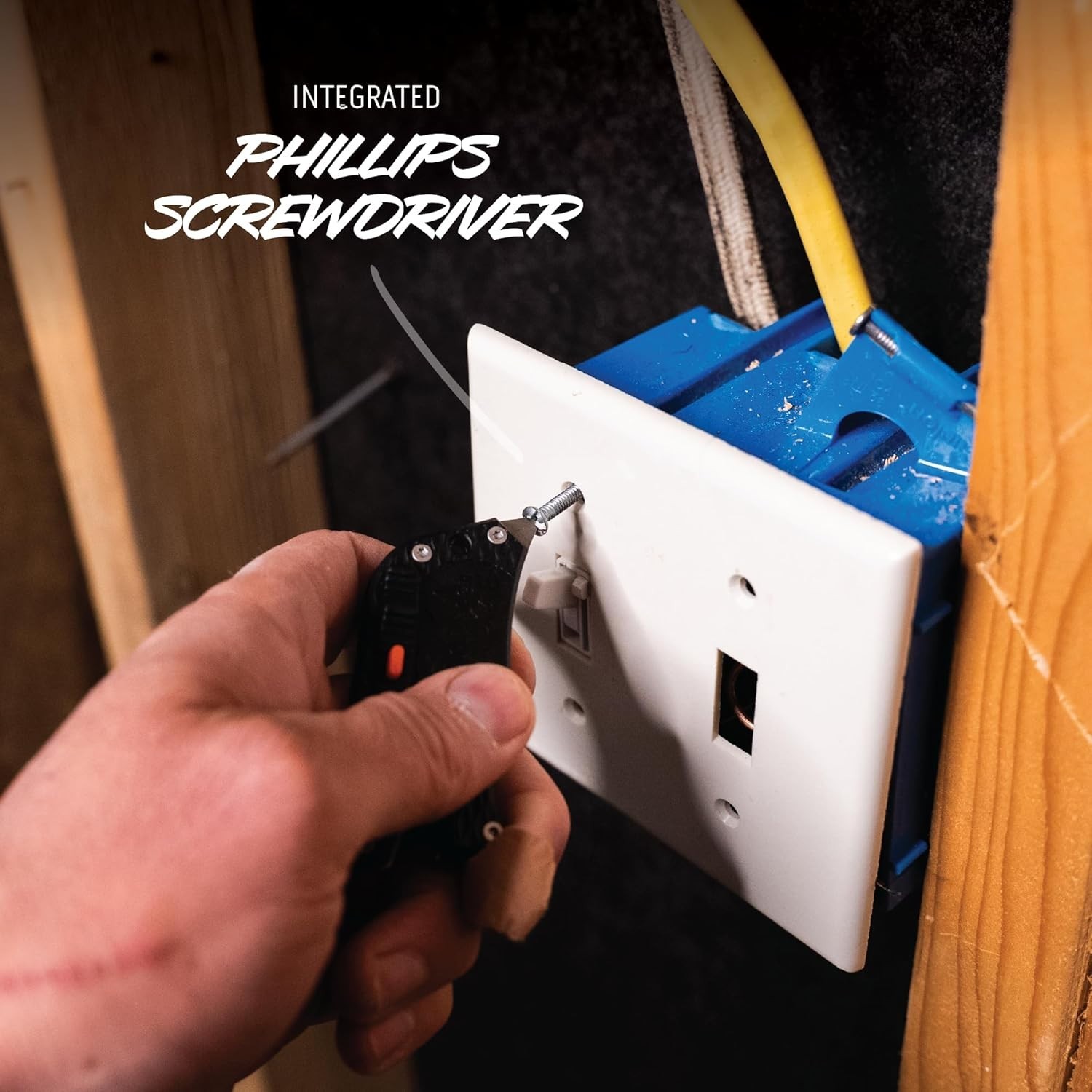 SlideWinder Multi-Tool Utility Knife with Replaceable Razor Blade & Screwdrivers
