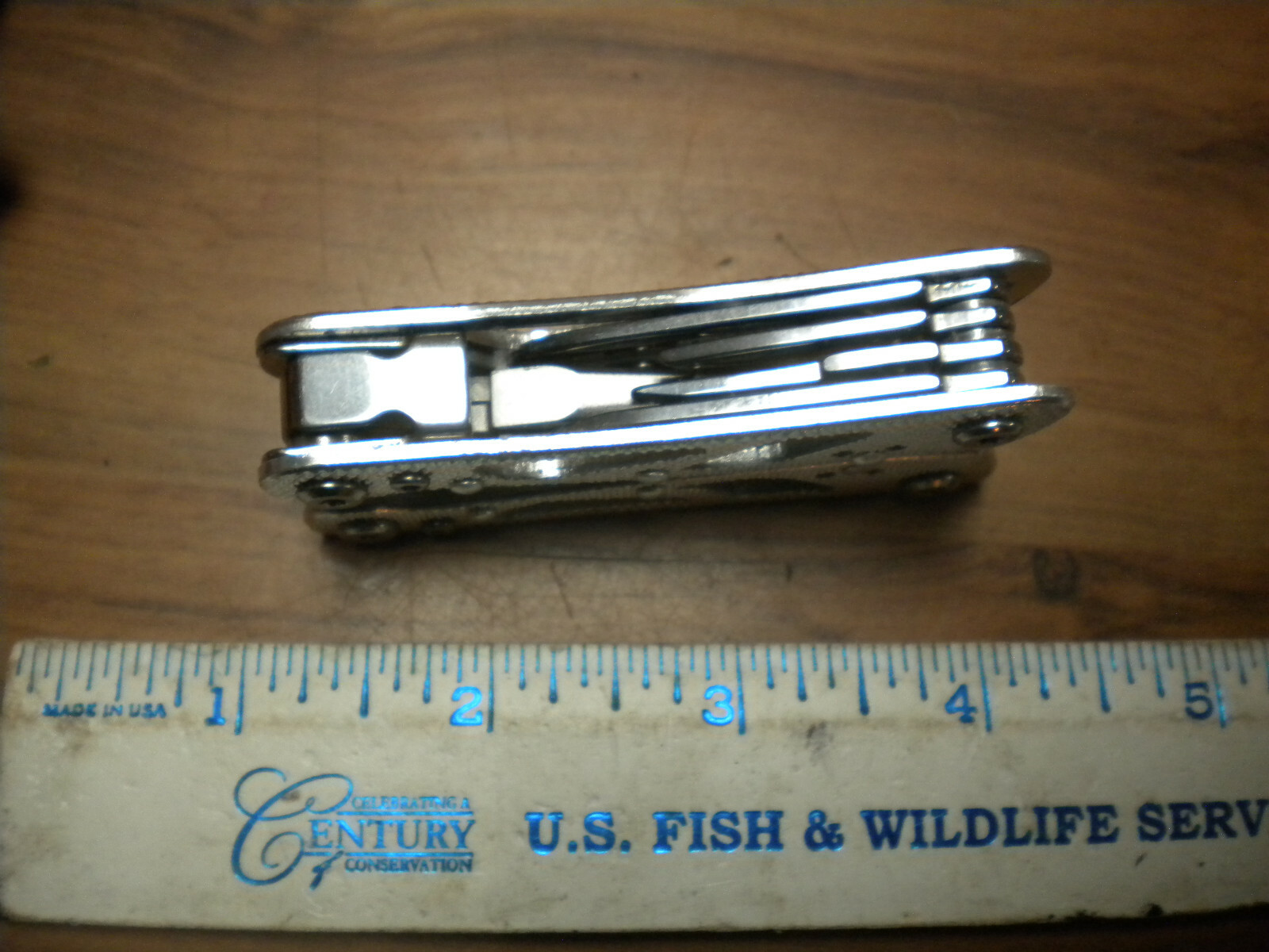 Unbranded STAINLESS POCKET MULTI-TOOL , Looks Unused, see pictures