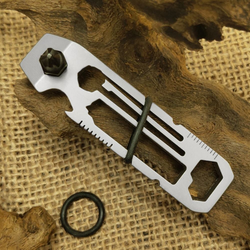 Stainless Steel Multifunctional Pry Bar Outdoor Mini EDC Multitool Repair Tools