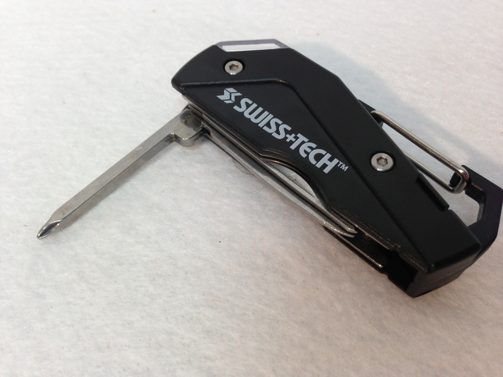 New Swiss+Tech All Purpose 6 in 1 Multitool LED Light Bottle Opener Knive