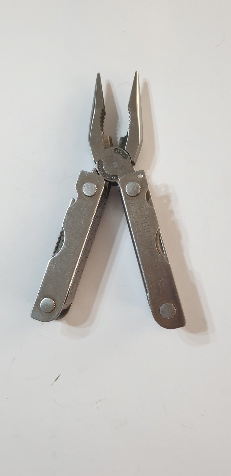 🔥🔥🔥 Leatherman Mini Rare Retired Multi Tool Keychain Fold to Full Size