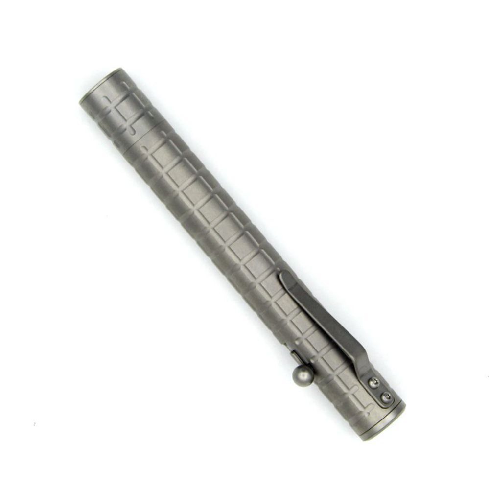 EDC Titanium Alloy Torch LED Flashlight Torch Pocket Light Outdoor Camping Light