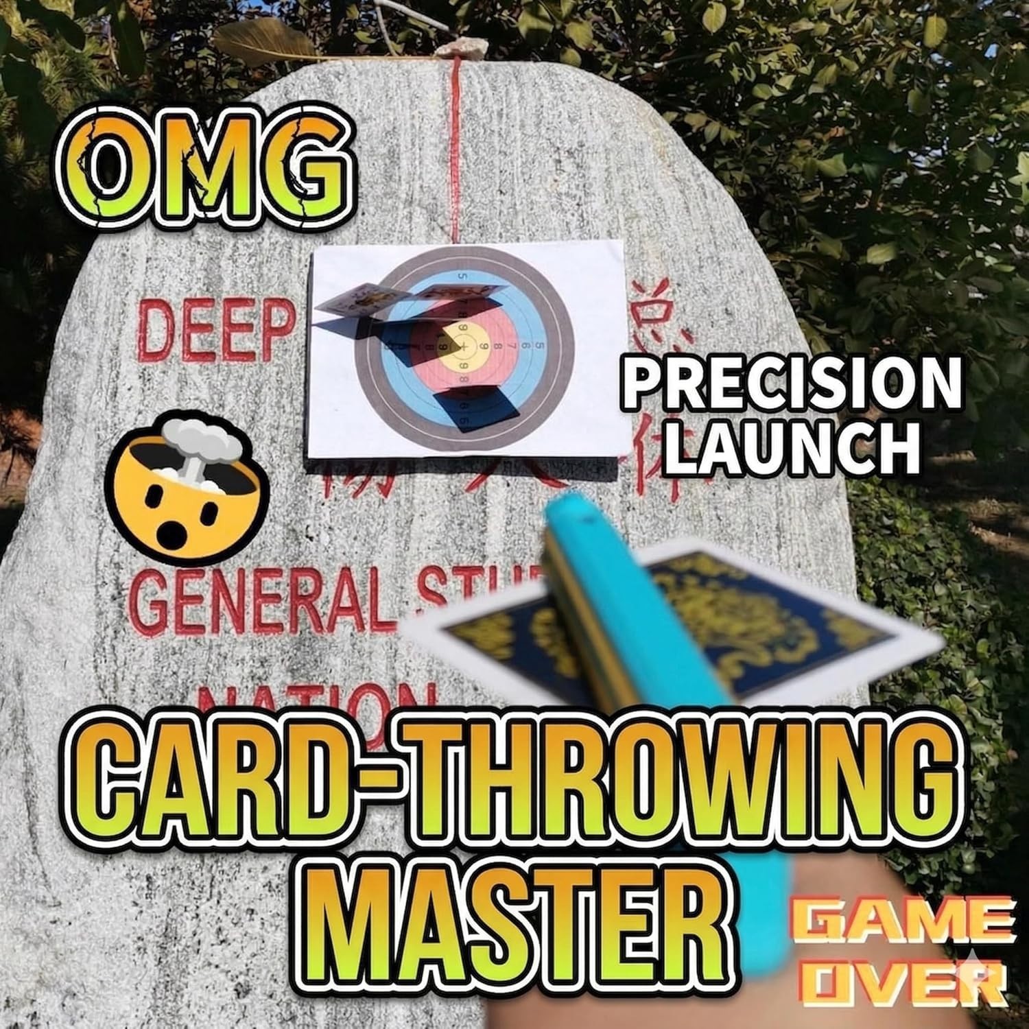 Compact Precision Skill Tool: Outdoor Sports Card Launcher for Adventure Lovers