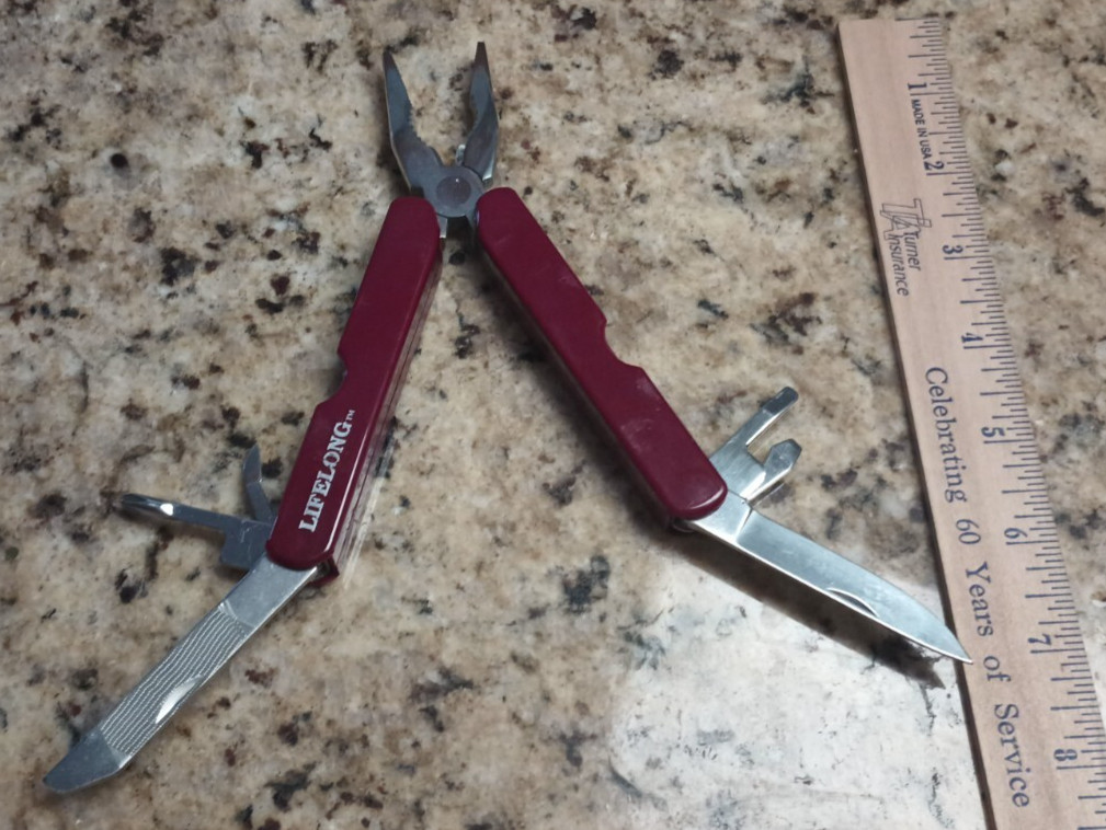 Life Long Multi tool and case, excellent condition Leatherman Style