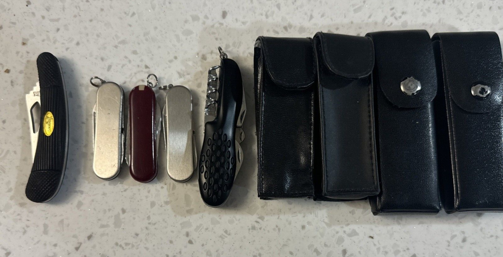 Yorkcraft Utilities Tool With Leather Case Plus More Lot (9) Great Vintage Items
