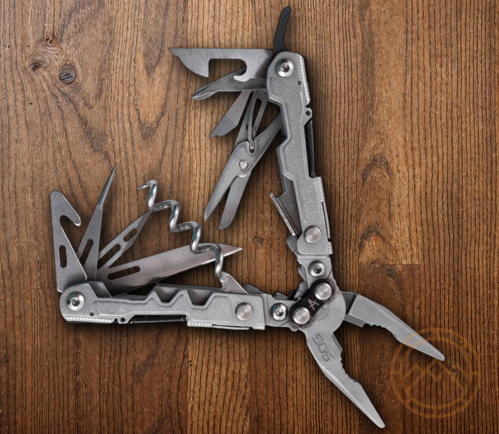 SOG PowerLitre Bead Blast Pliers Wire Cutter Scissors Rulers Openers Wire Cutter