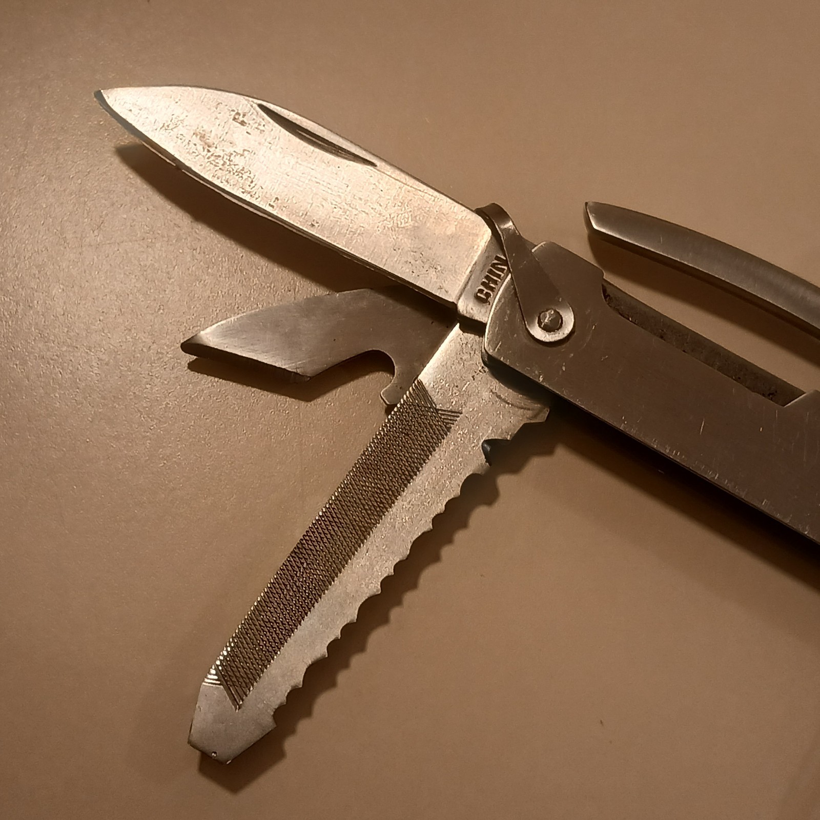 MAXAM 6″ Stainless Steel Multi-Tool Folding Pliers Knife Survival Camping Gear