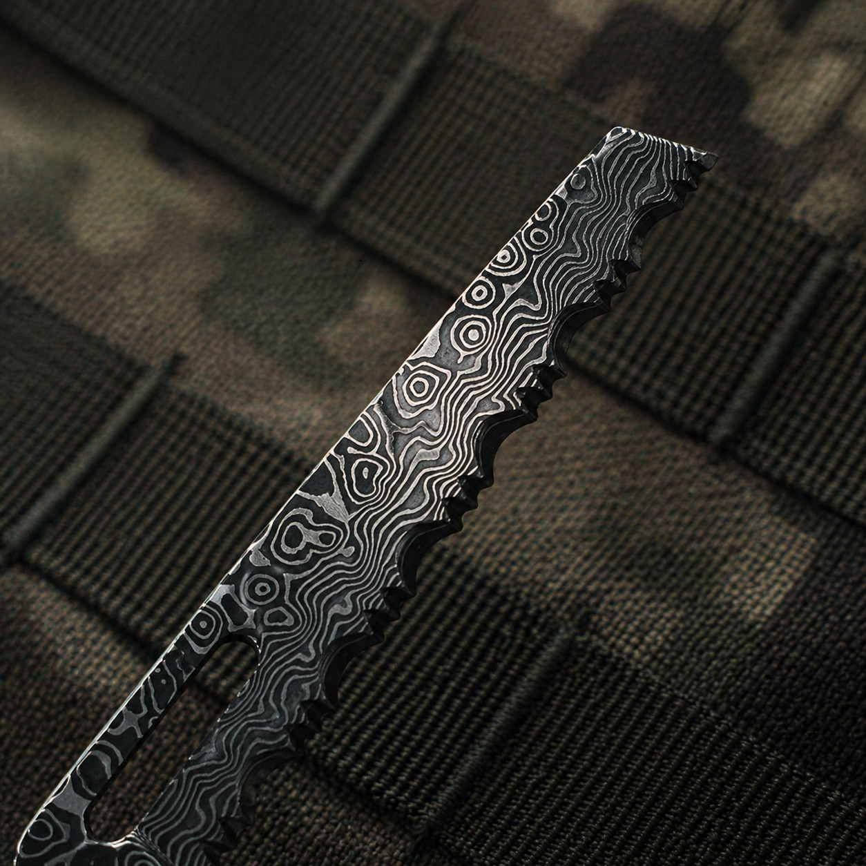 VG10 Damascus Serrated Blade 90mm for Leatherman FREE P2 P4 ARC 60HRC