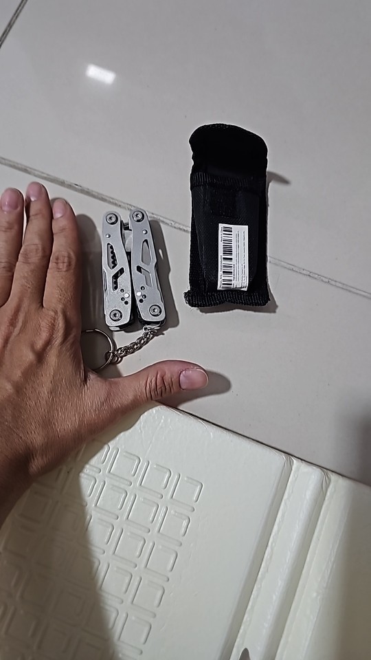 Multifunction Stainless Steel MultiTool – Small Size Folding Pliers with Key Ring