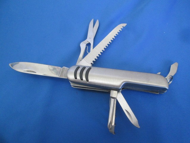 Multi-Tool Pocketknife Stainless Steel with 11 Tools 2″ Blade