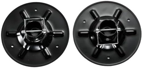 Qty (2) 377962 Replacement Rear Jack Foot Pad with Attachment Pins,9″ Diamete…