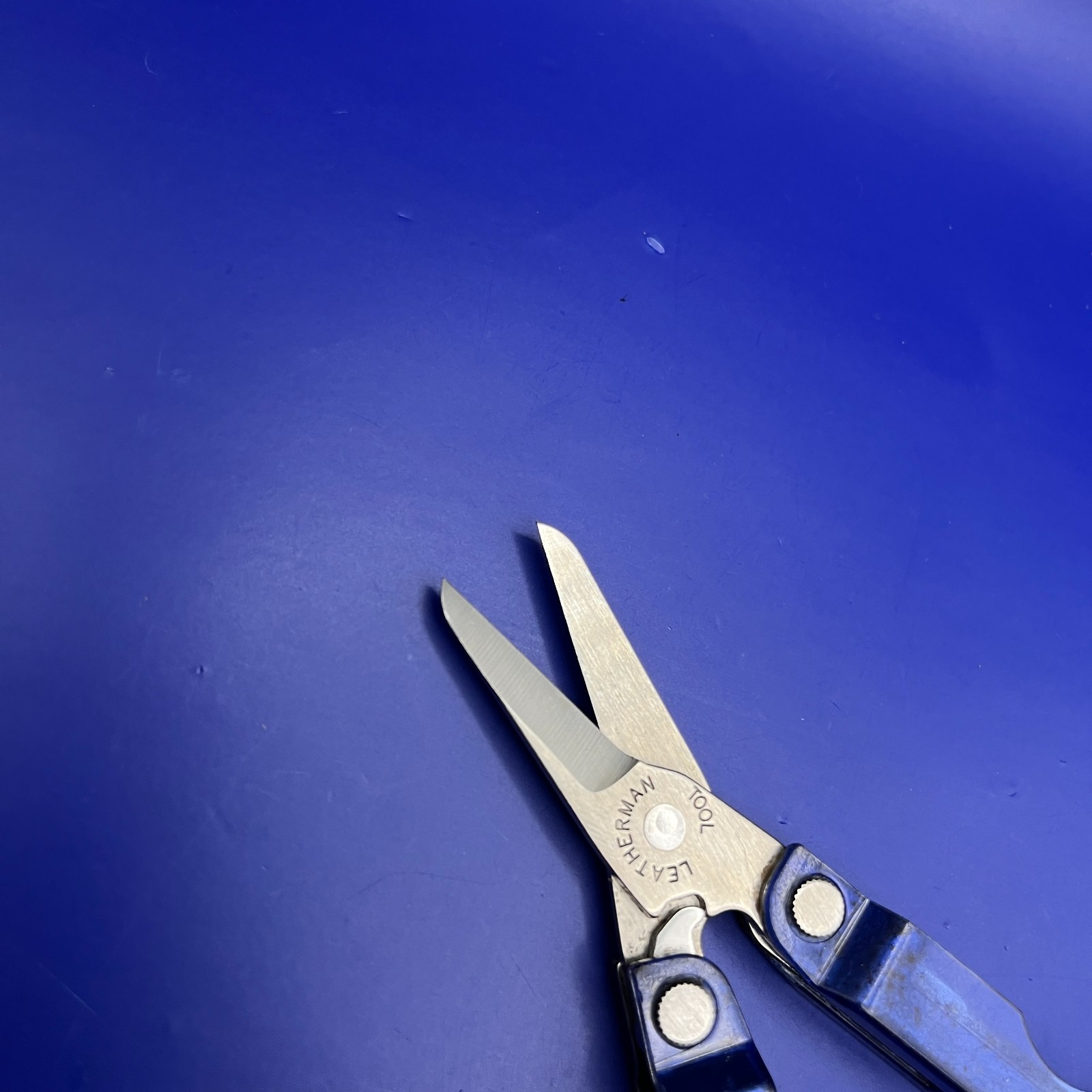 Leatherman Micra Multi-Tool Knife, Scissors- Translucent Blue