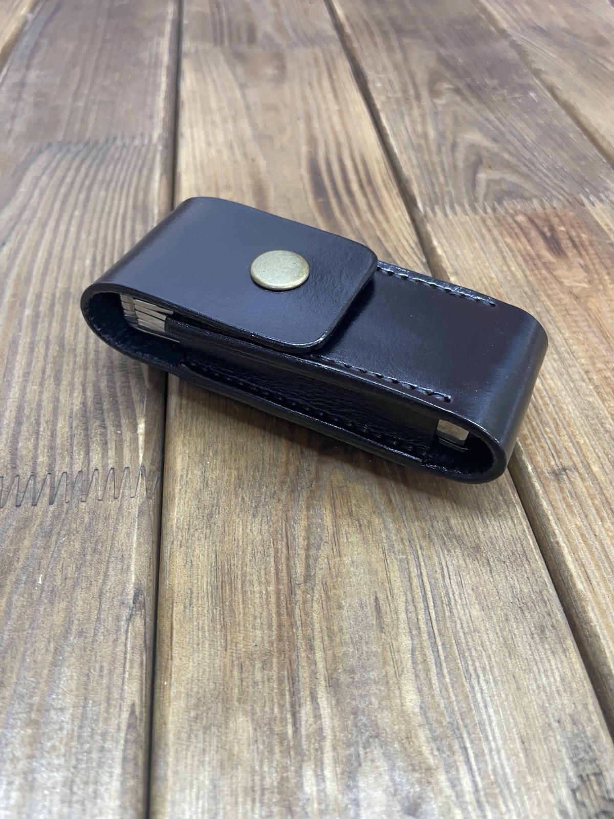 Leather Sheath for Victorinox SWISSTOOL SPIRIT With Belt clip