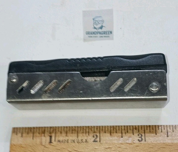 Vintage Folding Multi Tool Knife Pliers Scissors Flashlight Not Working