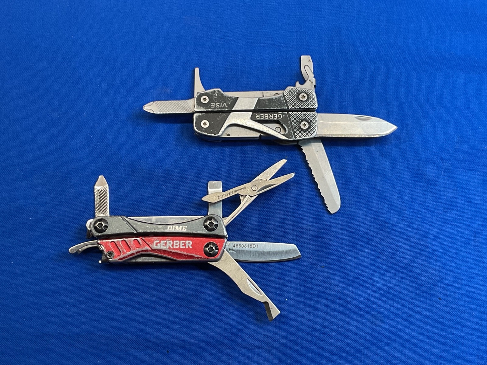 Gerber Dime and Vise Mini Multi Tool Knife Pliers Lot of 2 Tools