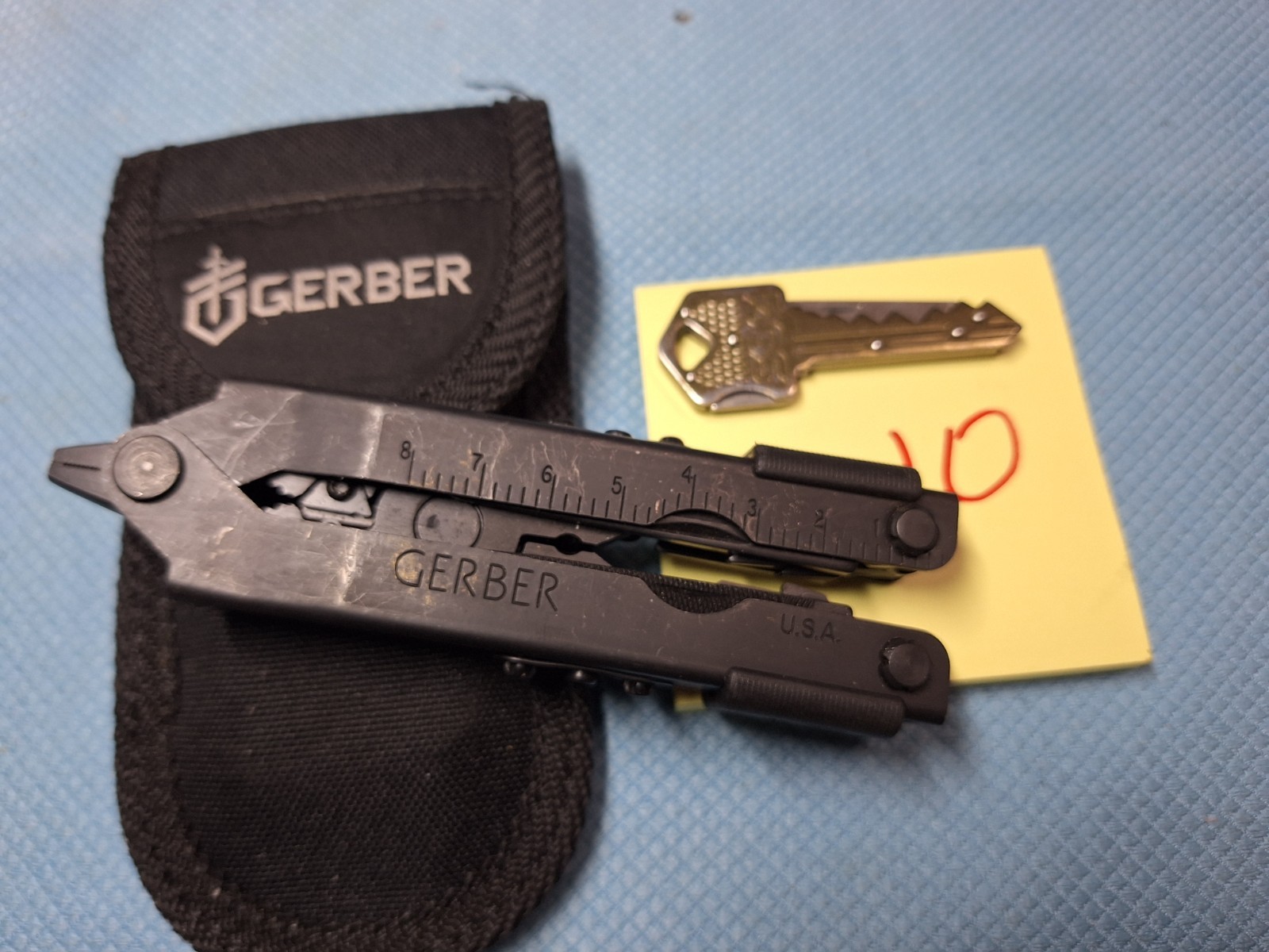 1 Gerber PLYERS U.S.A. Multi Tool W BONUS Fishing Camping excellent lot 3010