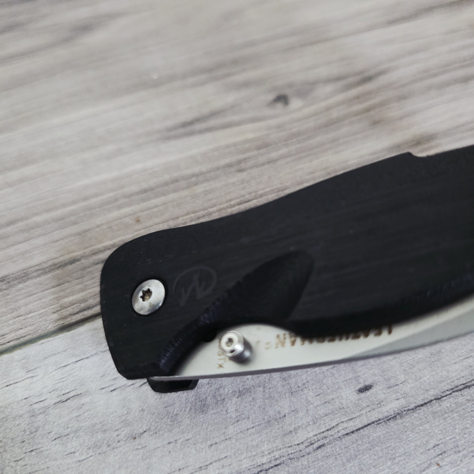 Leatherman Retired Crater C33Tx Black Folding Pocket Knife Rare Customized