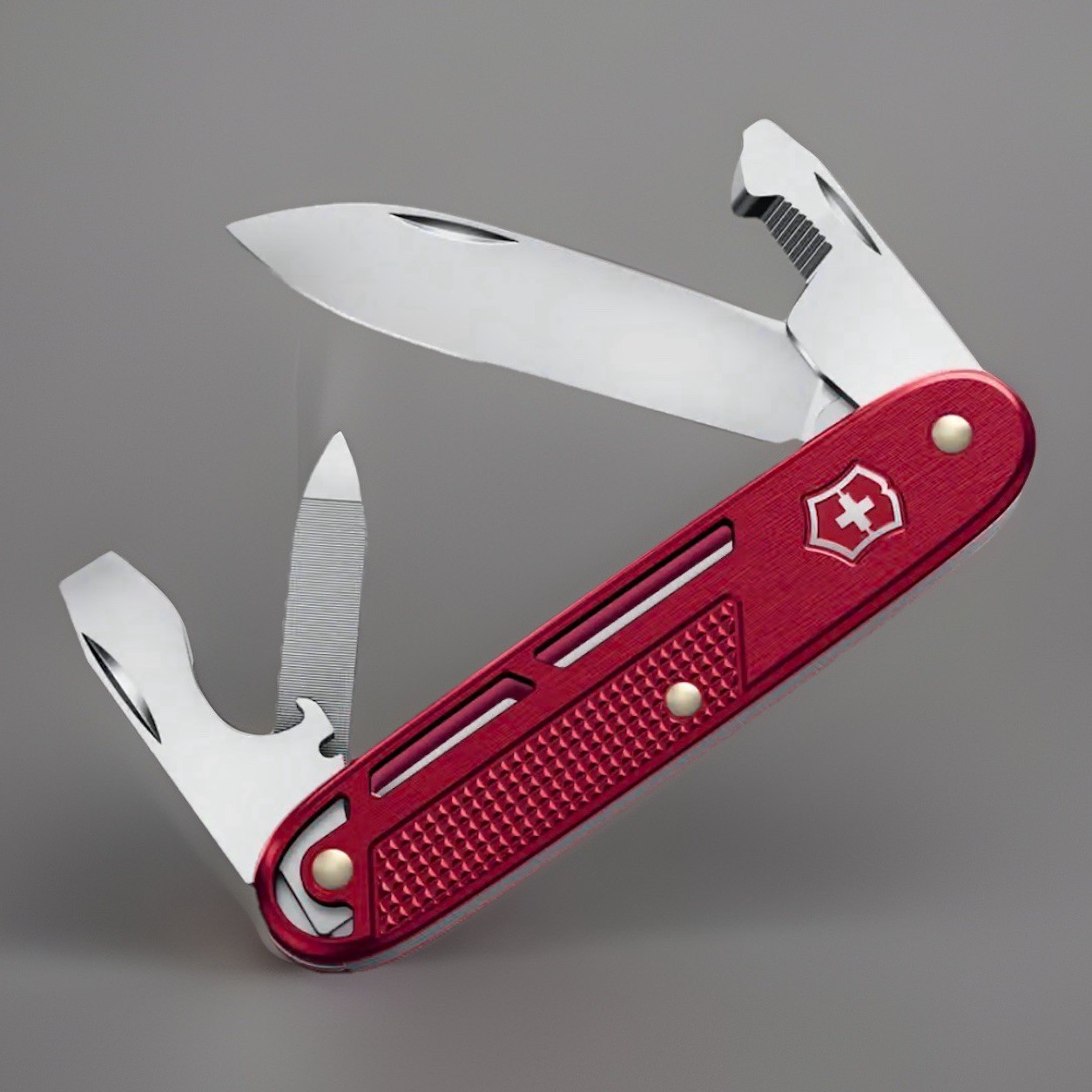 Victorinox Synergy Red 93mm Refined Alox Swiss Army Knife Pocket Clip US Shipped