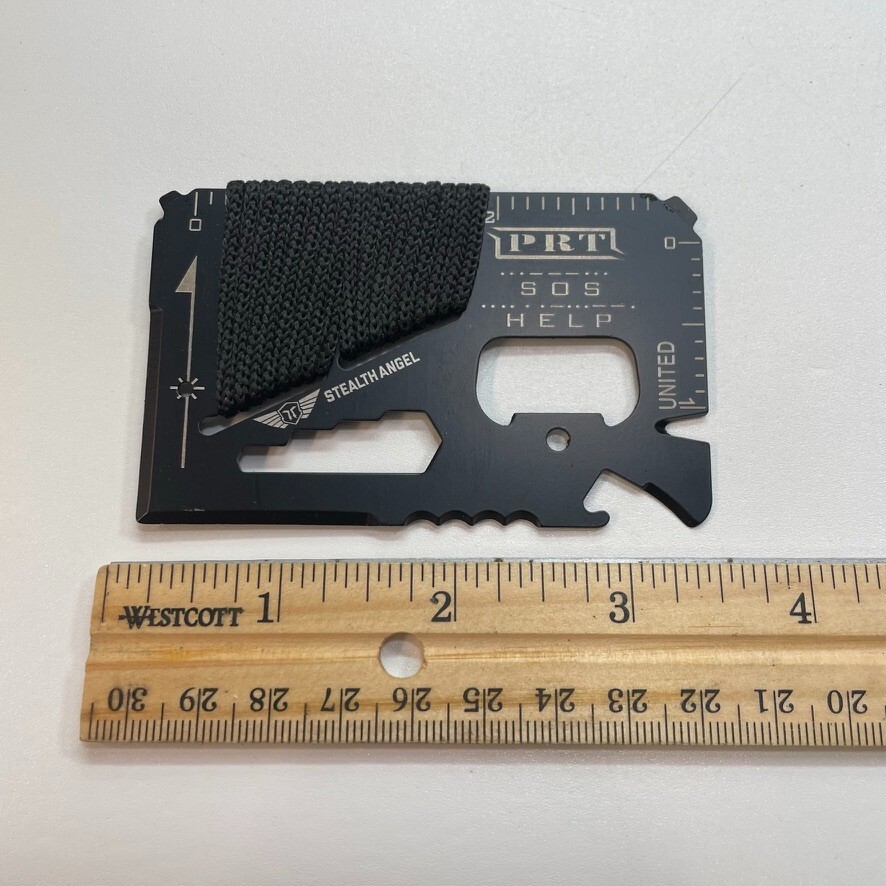 TSA PRT,SWISS, 14 IN 1 CREDIT CARD WALLET MULTI TOOL Lot Of 5