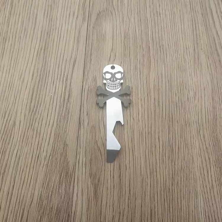 TC4 Titanium Crowbar Pry Bar Underreach Pendant EDC Tool Bottle Opener