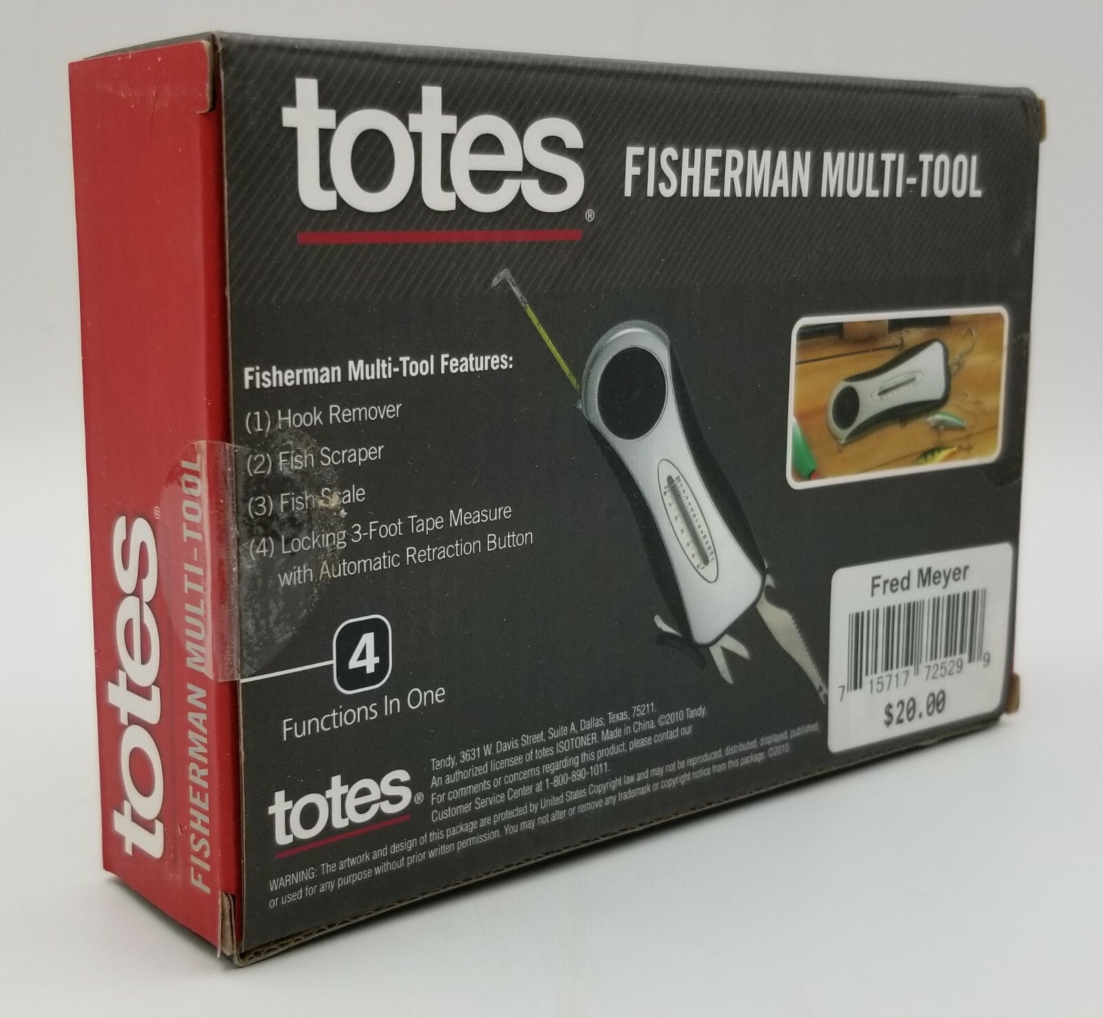 Vintage Tote’s Fisherman’s 4 Functions in 1 Multi-Tool for Men Factory Sealed