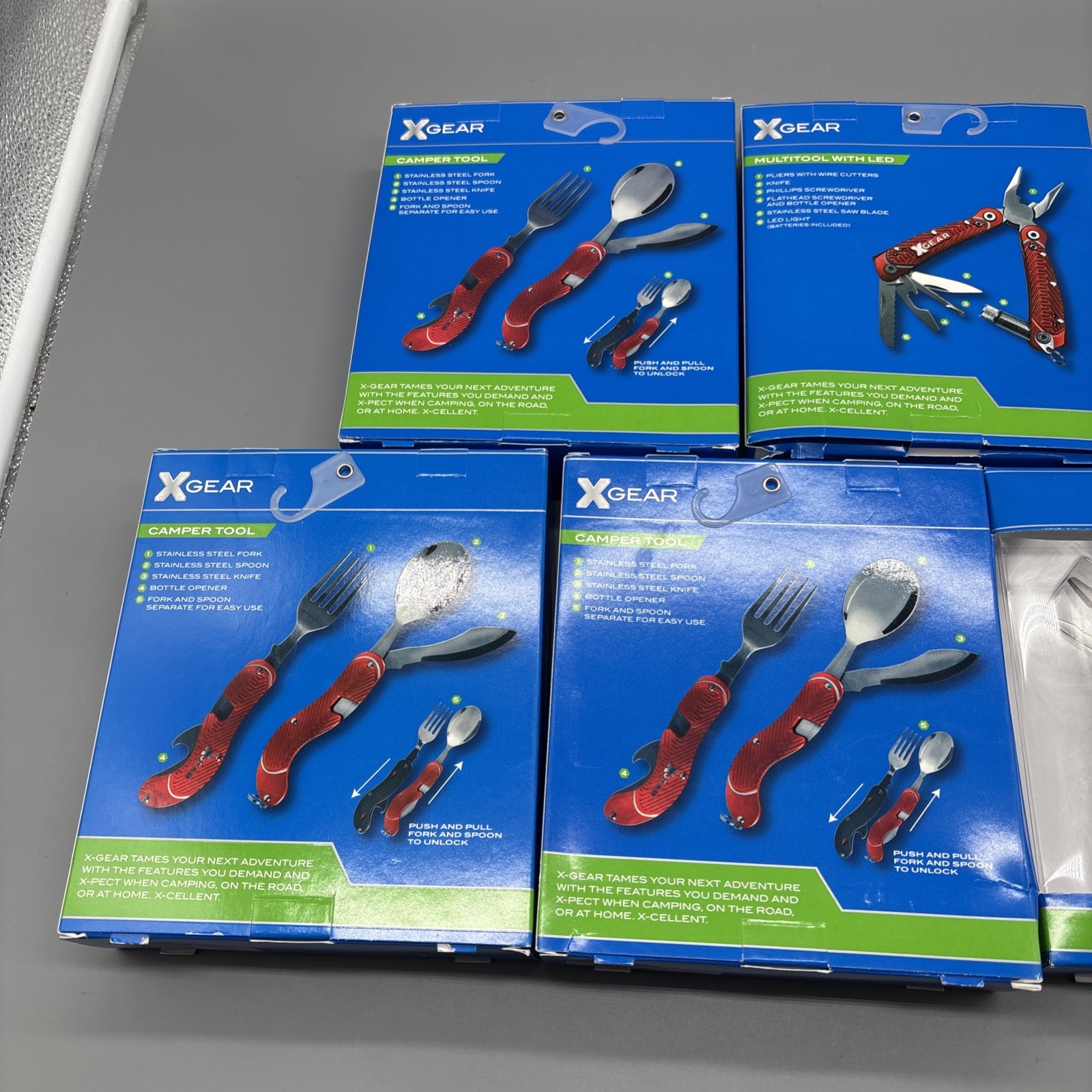 Lot Of (5) Camping Multitool X Gear