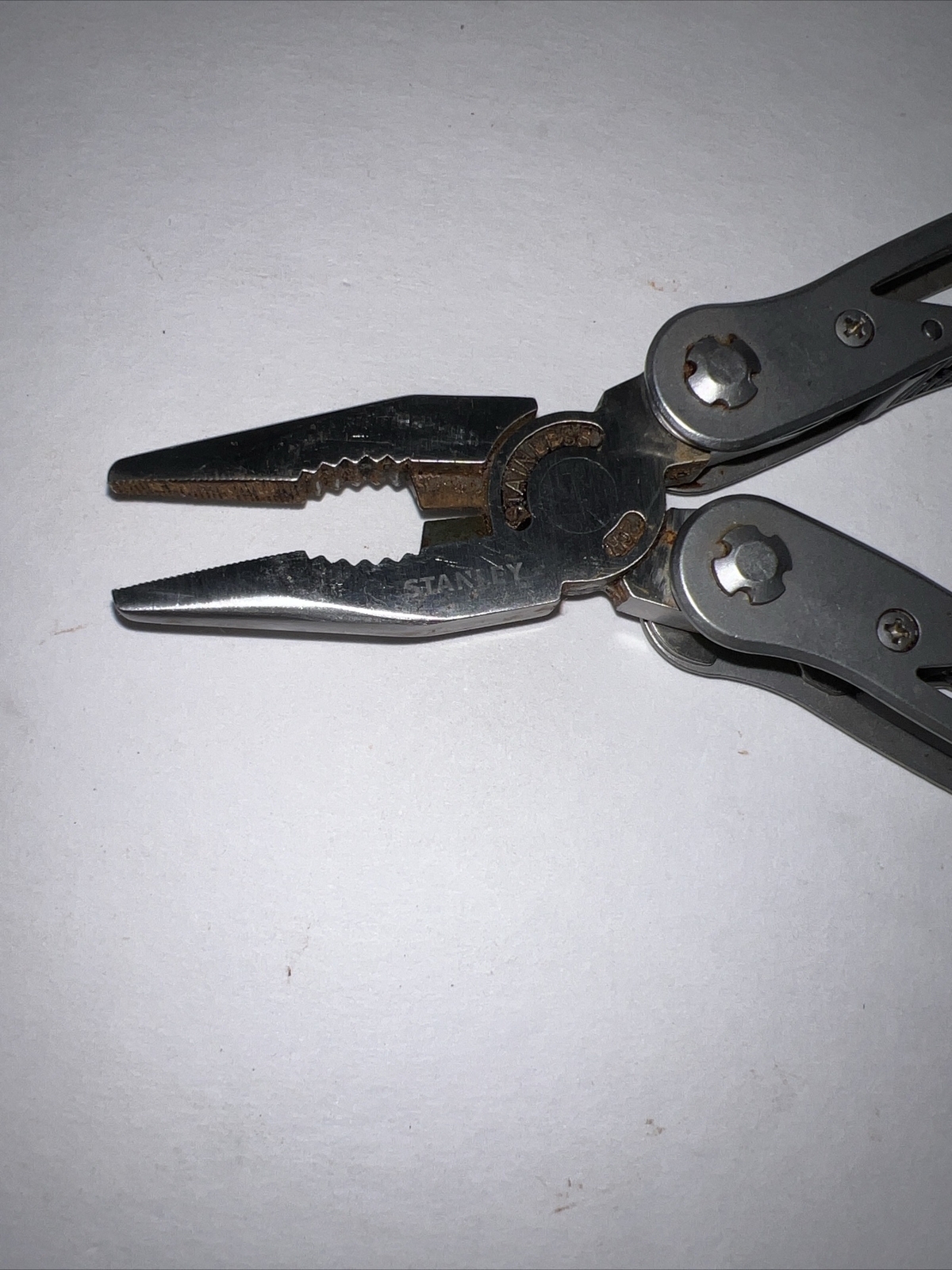 Stanley 2CR Multi Tool Pliers, 10 In 1, Knife, Saw, Openers, File & More W/Case