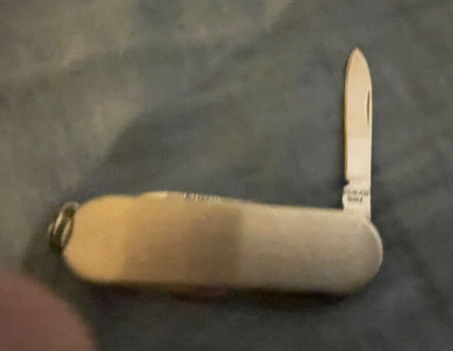 Vintage Nice Small Stainless Steel Multi-Tool Knife Scissors, File
