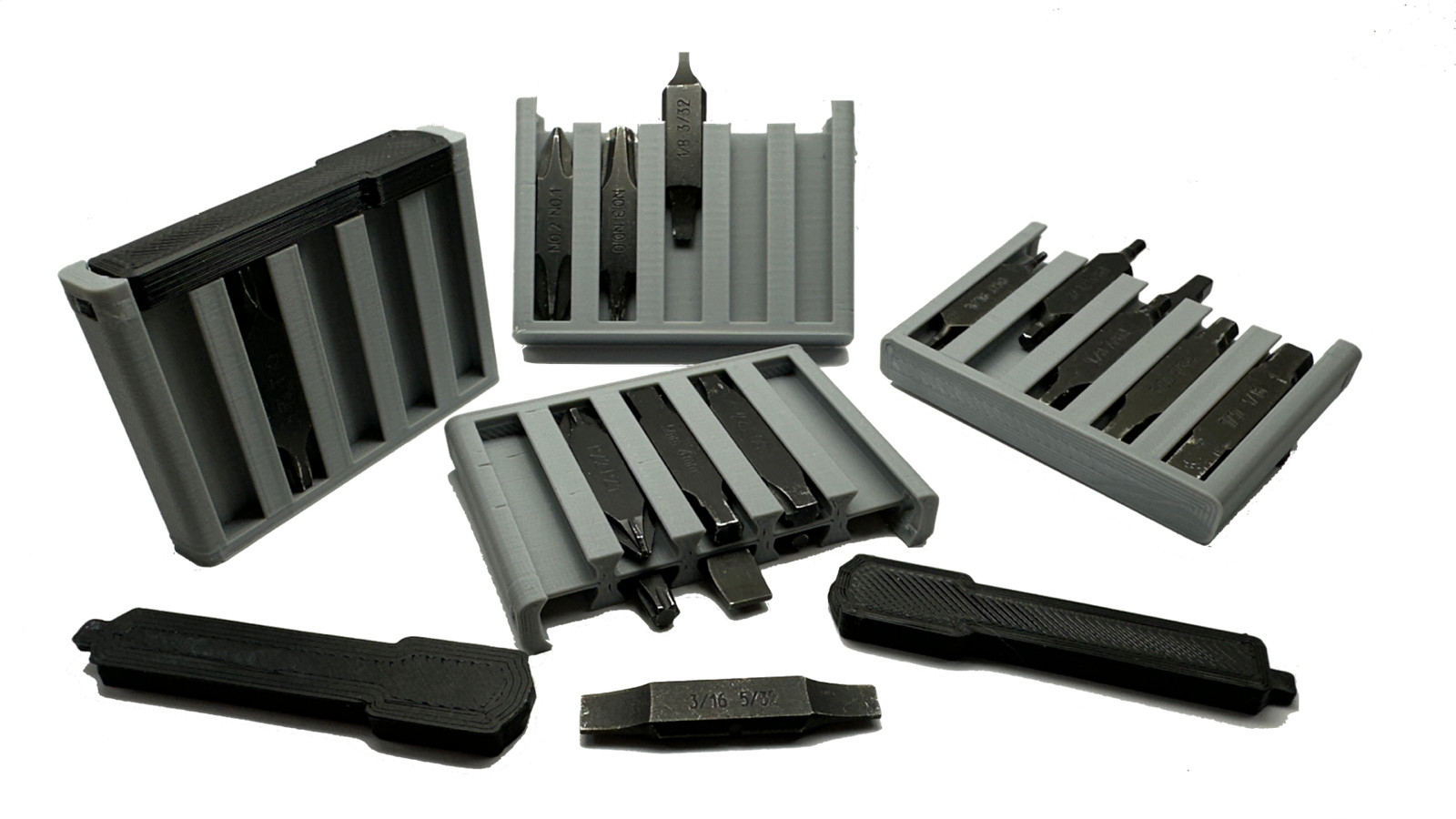 Leatherman flat bit holder for wallet or pocket