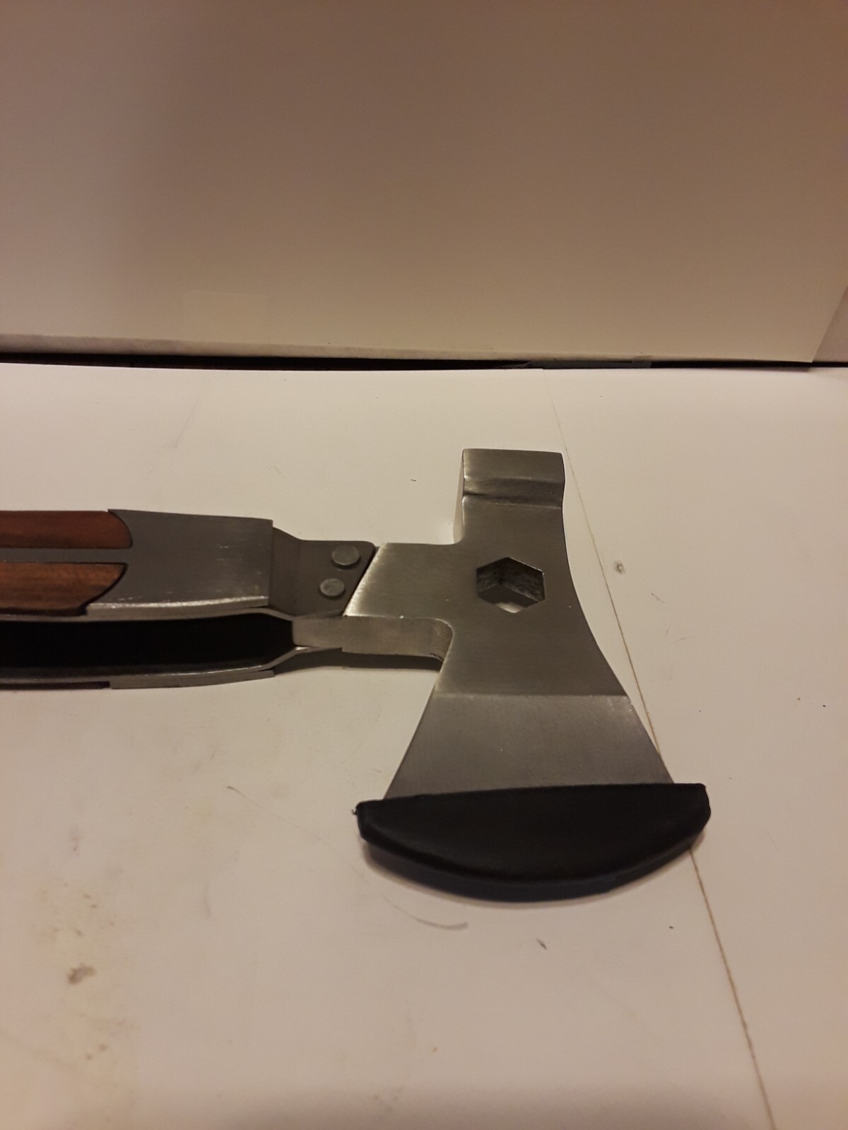 Sheffield Multi Tool Hatchet Axe Folding Knife Saw Blade Stainless No Sheath