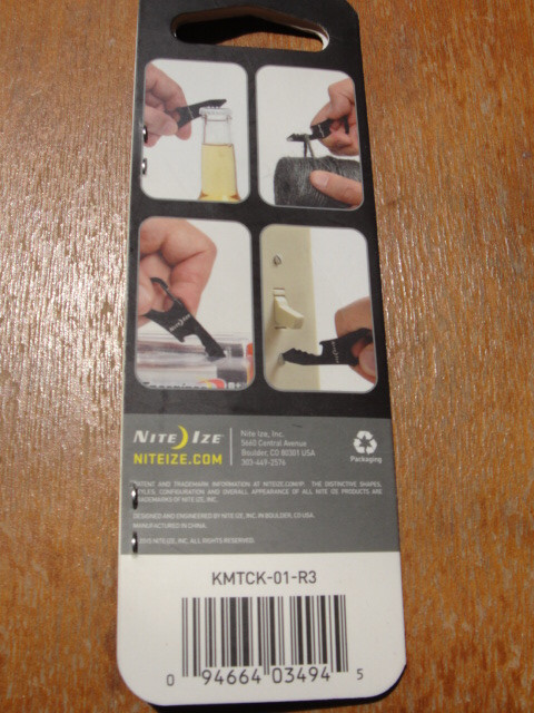New 5 Pack Nite Ize DoohicKey Black Durable Stainless Steel Travel CLIPKEY TOOL