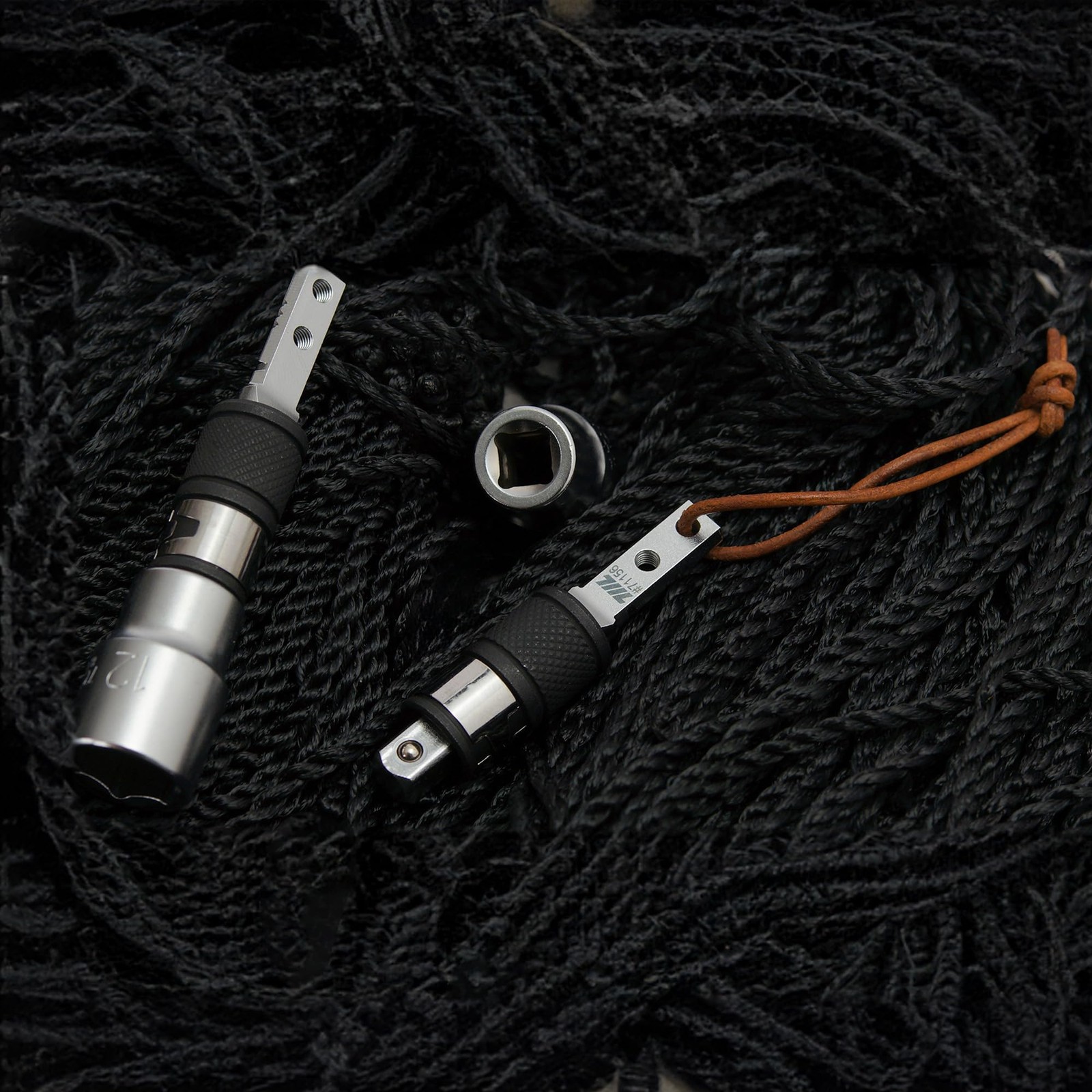 1/4″ Hex to Square Drive Socket 2-In-1 Extension Combo 1 PCS Hex End 1 PCS Flat