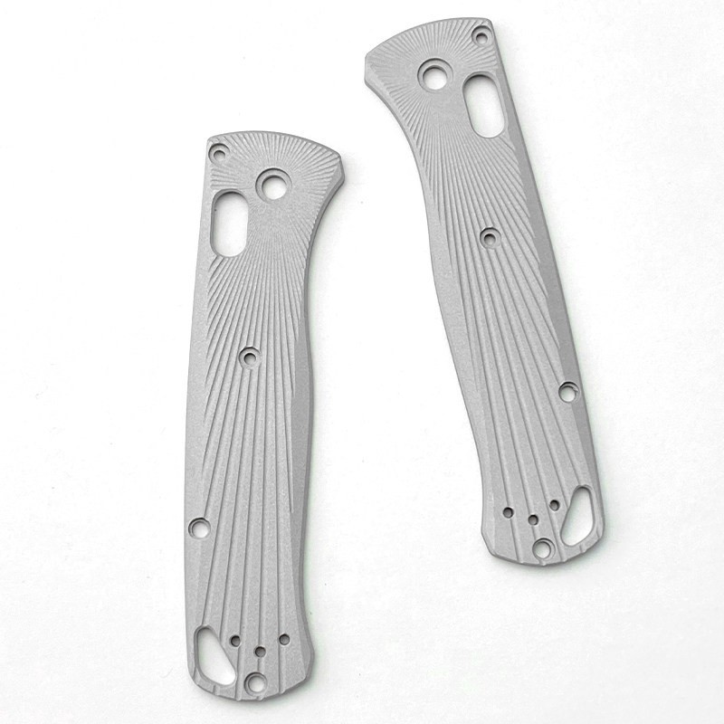25g Aluminum Grenade Scales – For Benchmade Bugout 535, Textured EDC Mod