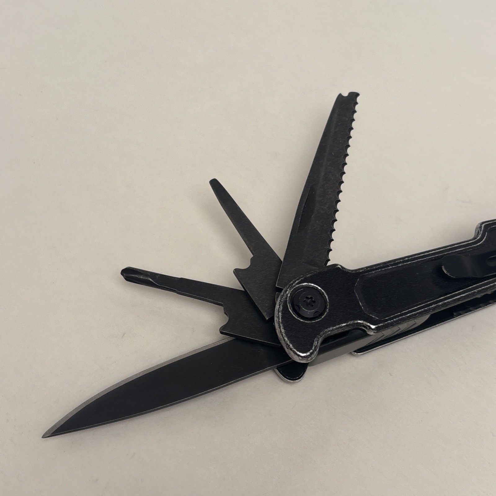 Hyper Tough Multi-tool Heavy Duty Stainless Steel Grip Black Camp Survival Hunt
