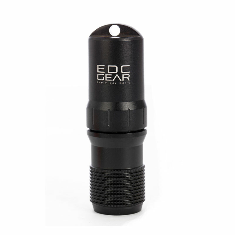 HotCNC Aluminium Alloy Outdoor Survival Waterproof Box EDC Tank with Accessories